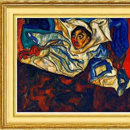 Mystical RPG Character Portrait in Surreal Style