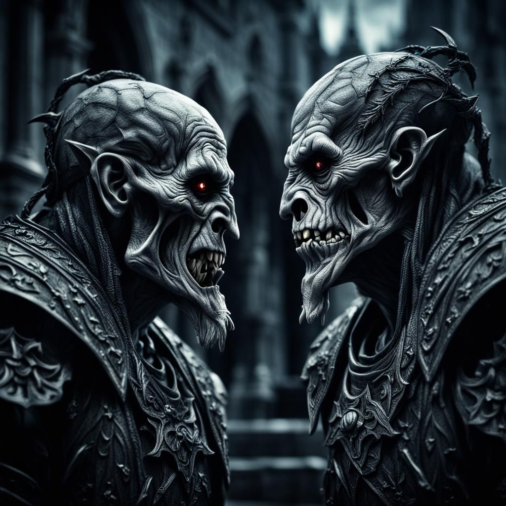 Hyperrealistic Vampire Image in High Definition