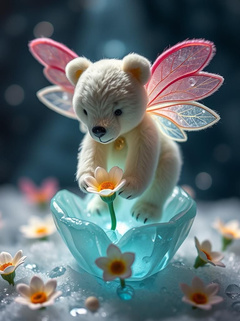 Steamplush Fairy Polar Bear at Ice Party