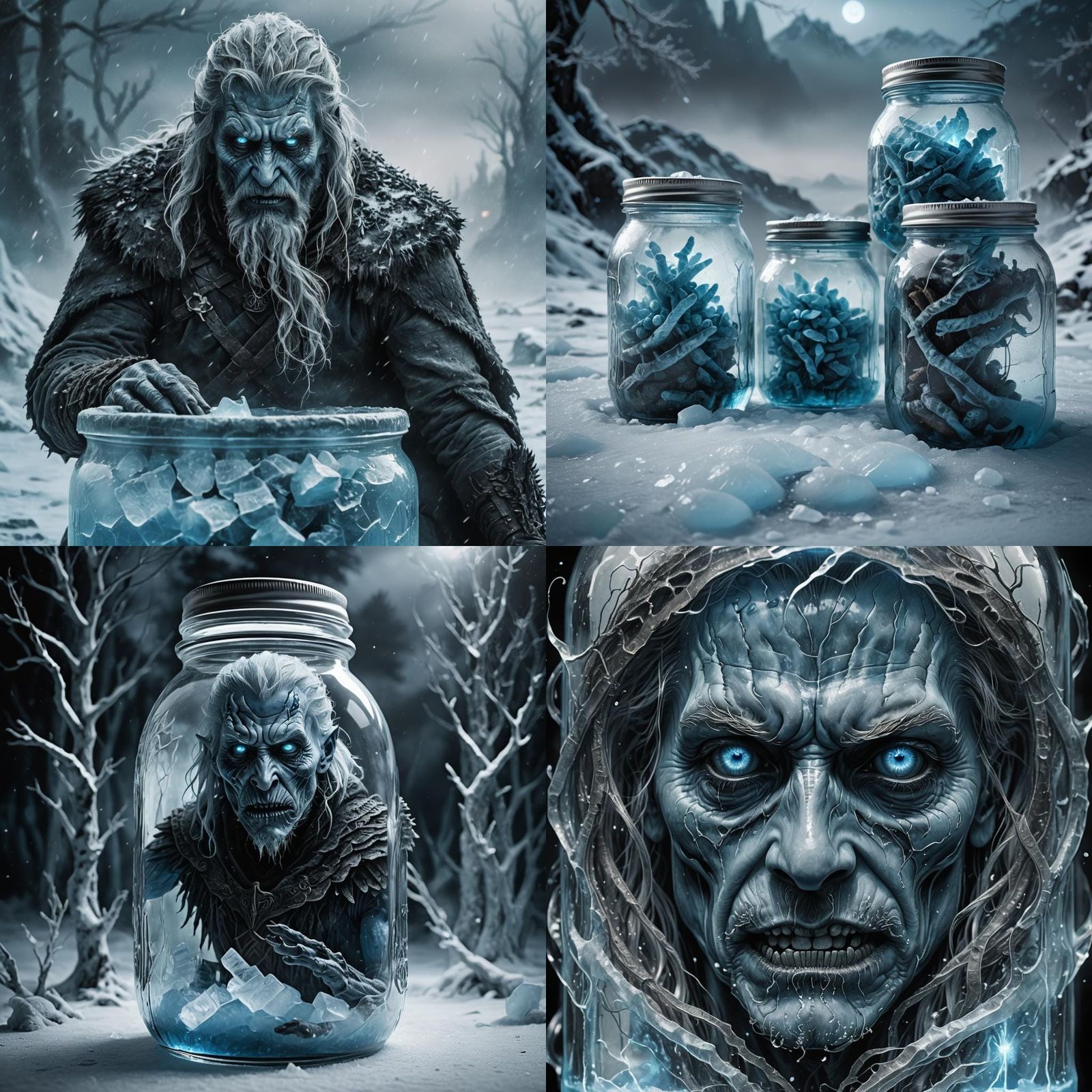 White Walkers in a Jar: Game of Thrones Theme