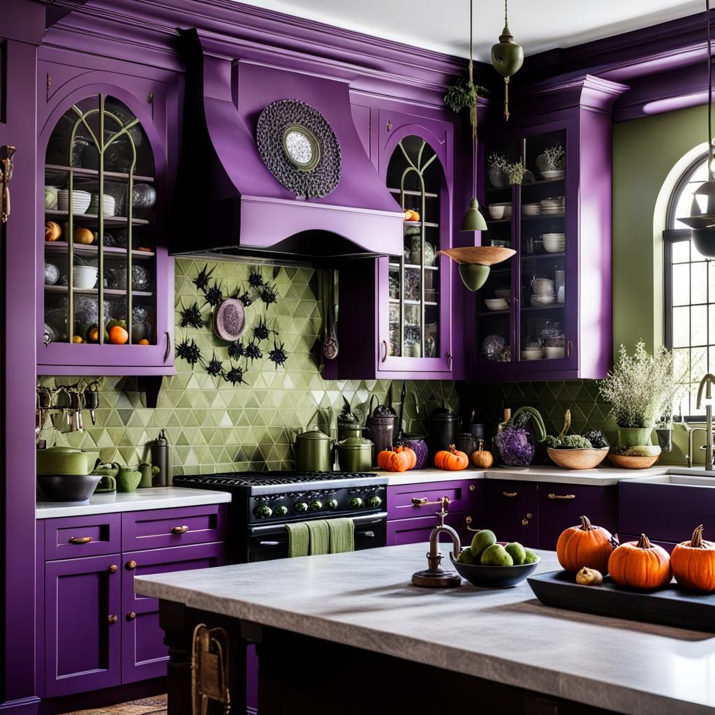 Halloween in a Mediterranean Kitchen