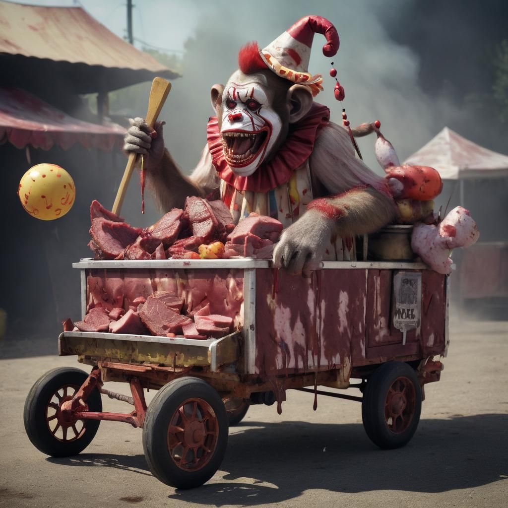 Gory Apocalypse in a Grotesque Meat Wagon