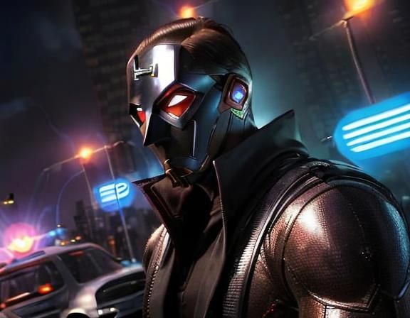 Superhuman Spy in Rococo Raygun Gothic Style