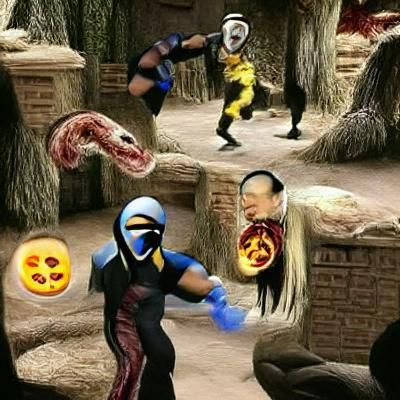 Mortal Kombat Dragon Logo: Metallic Texture