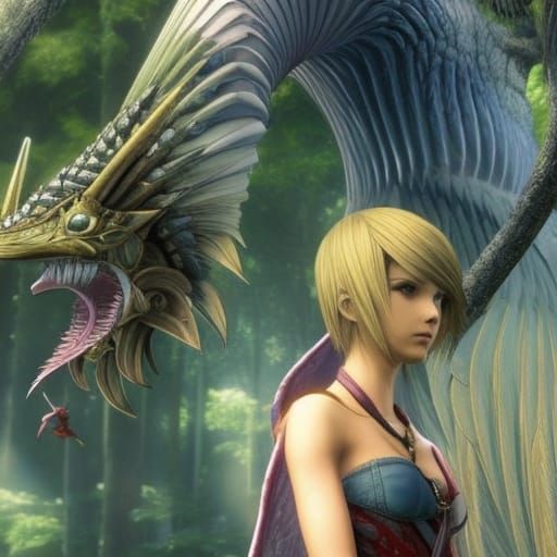 Final Fantasy X: Utopian Landscape Illustration