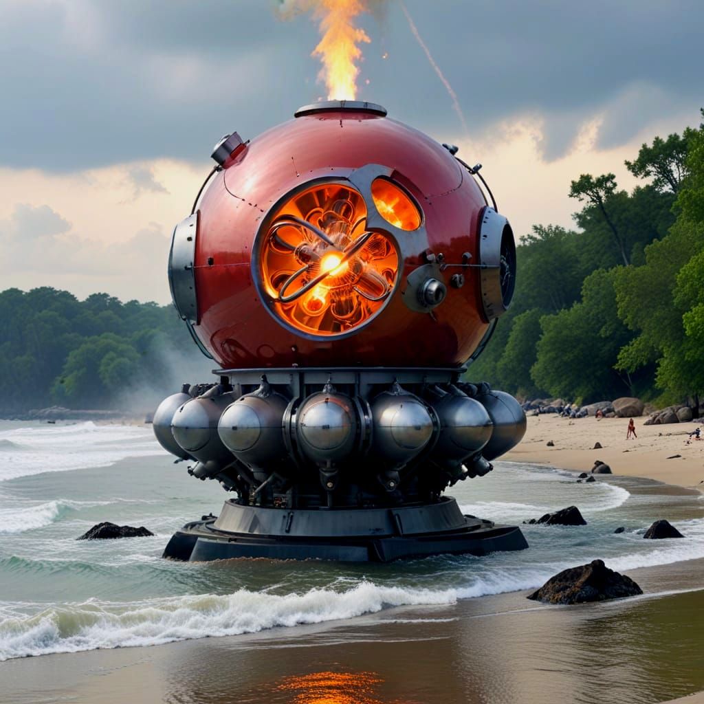 AI Generated Image of an Atom