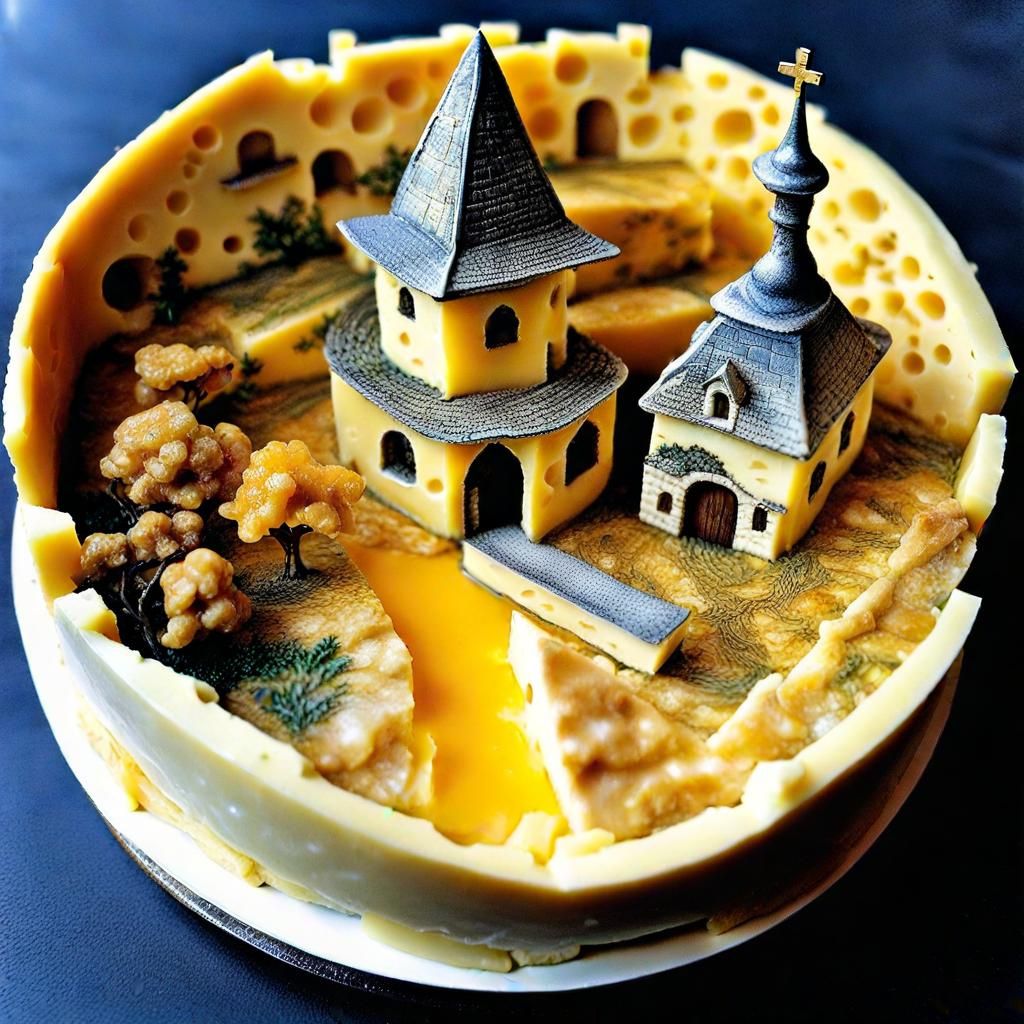 Gouda Times: Dairy Farm Cheese Diorama