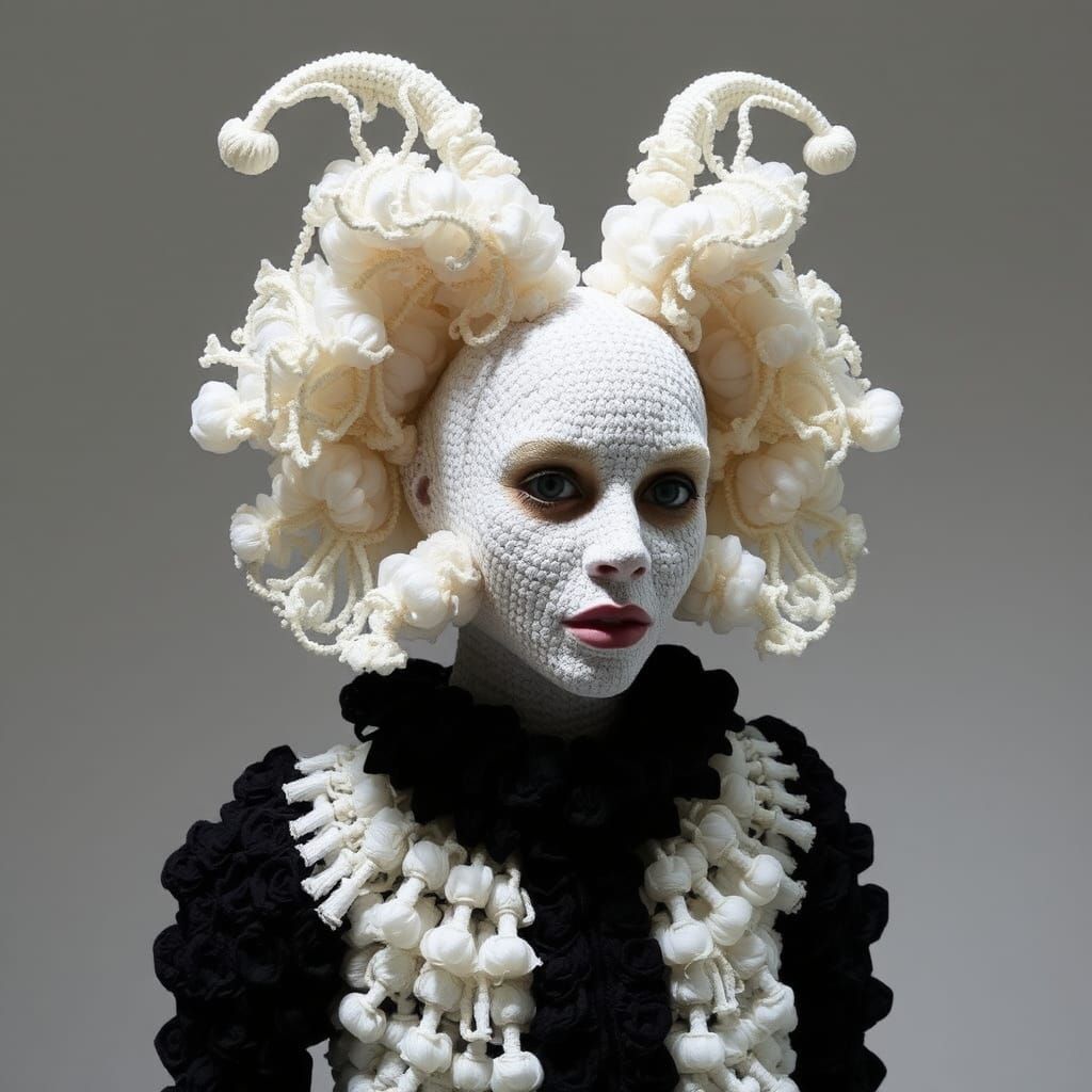 Avant-Garde Textile Dollyquin Inspired by High Fashion