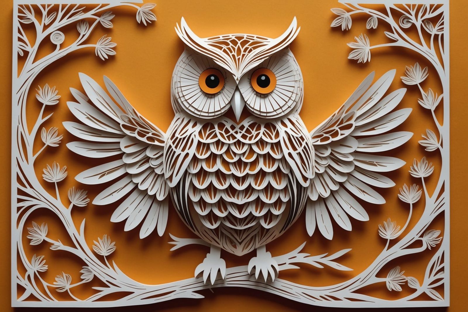 Kirigami owl