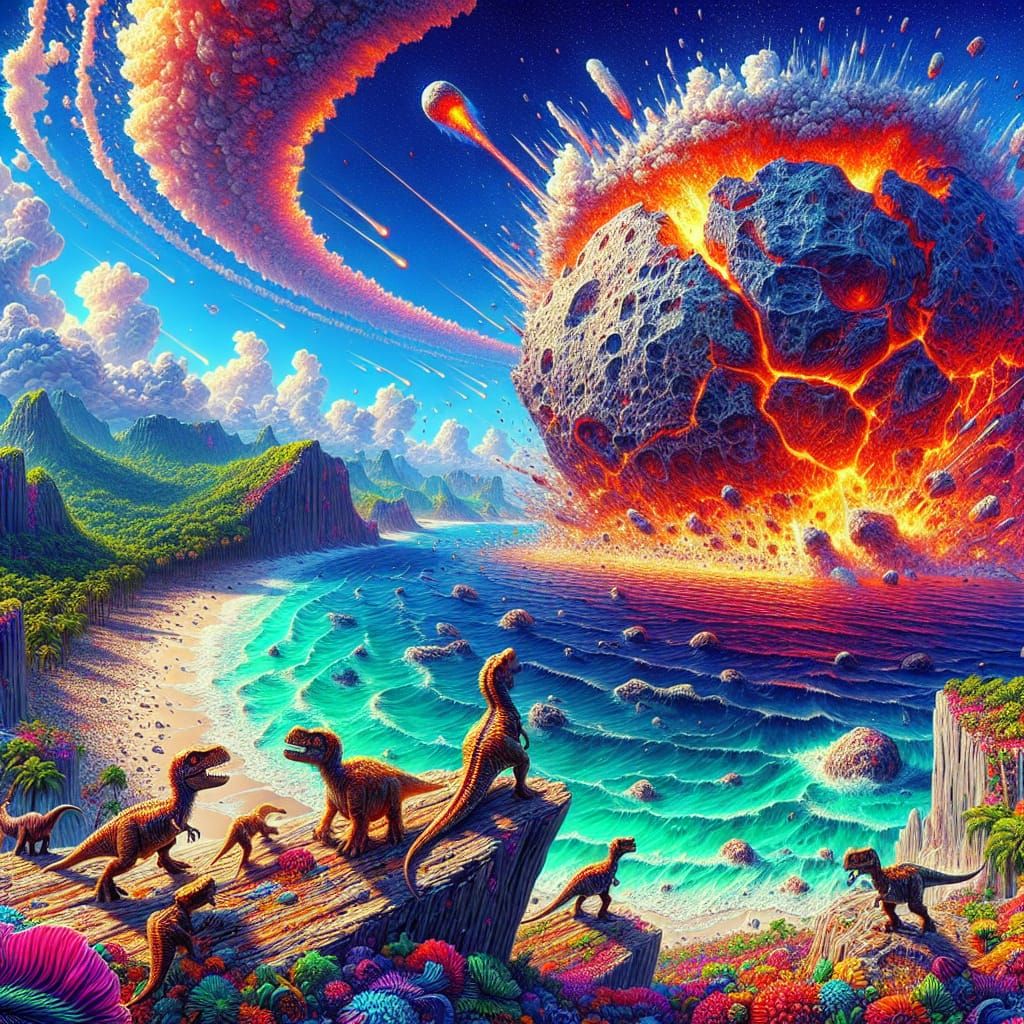 Chicxulub Asteroid Impact: Dinosaurs Witness Extinction Even...