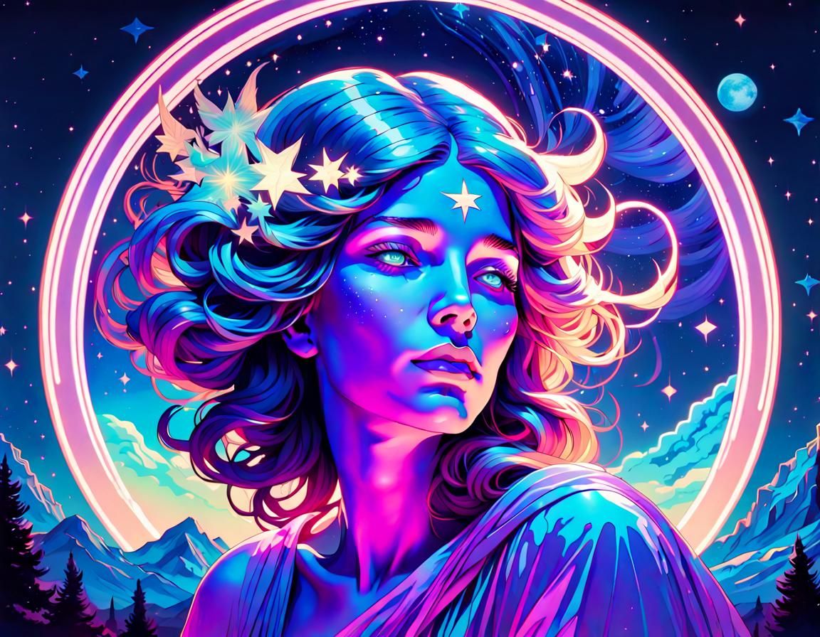 UV Art Astral Deity