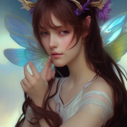 Beautiful Anime Fairy Portrait in 8k Resolution