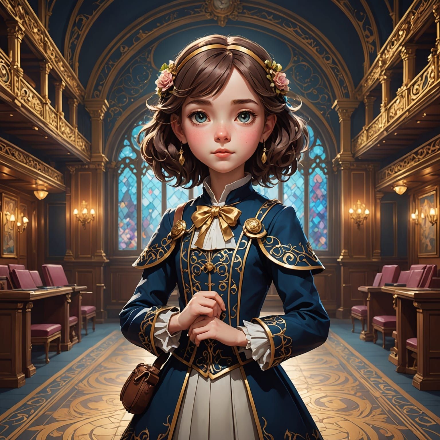 Anime Style 3D Art Inspired by Genshin Impact