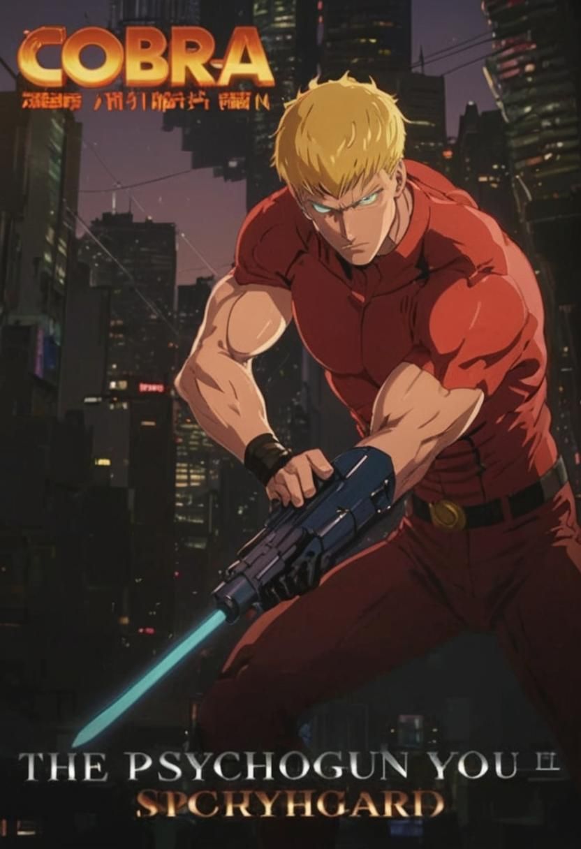 Super Agent Cobra in One Punch Man Anime Style