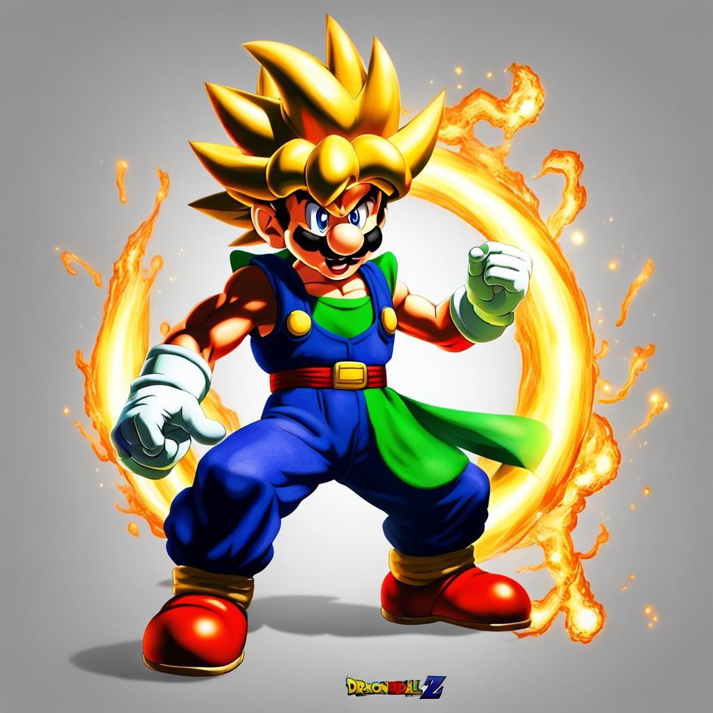 Mario Luigi Dragonball Z Fusion Maruigi