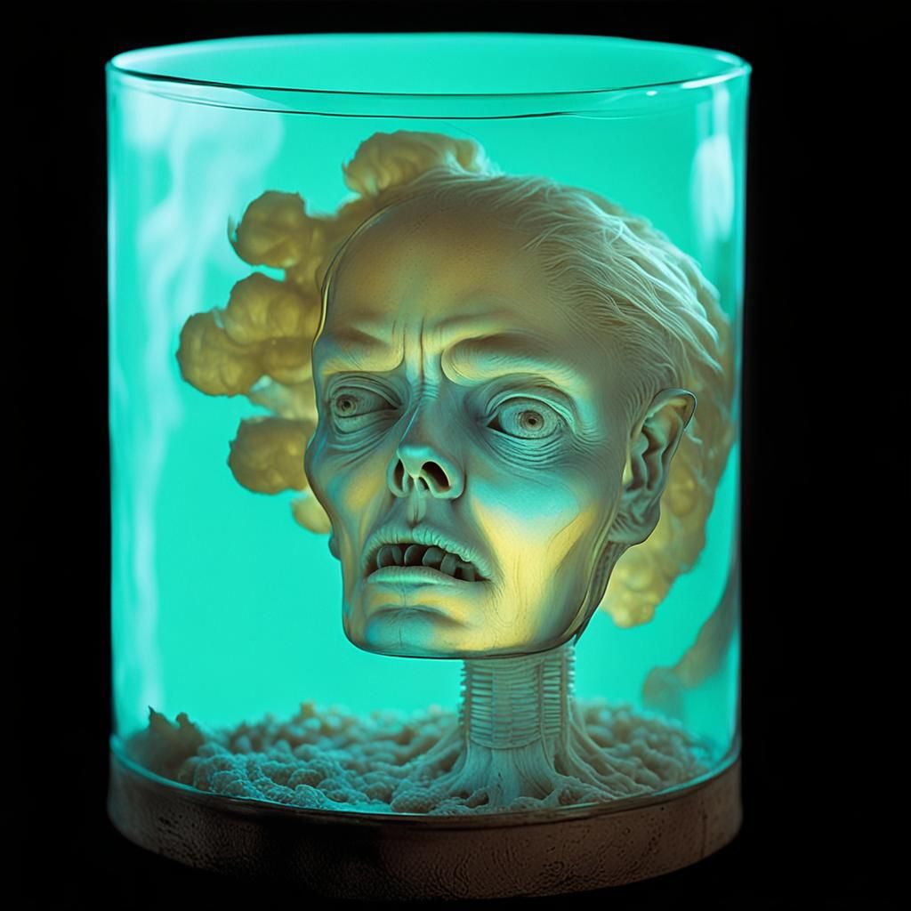 Head in a Jar: Dark Fantasy Film Still
