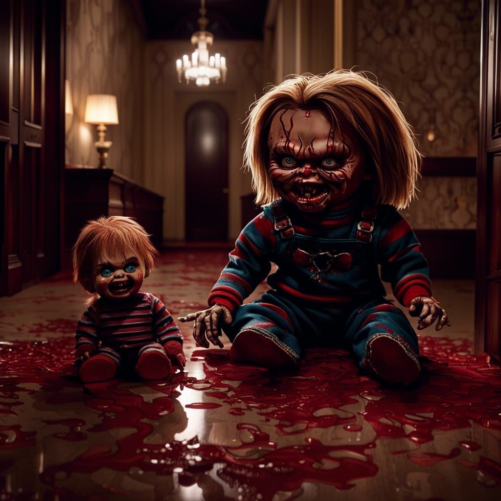 Chucky and Glen in The Shining.