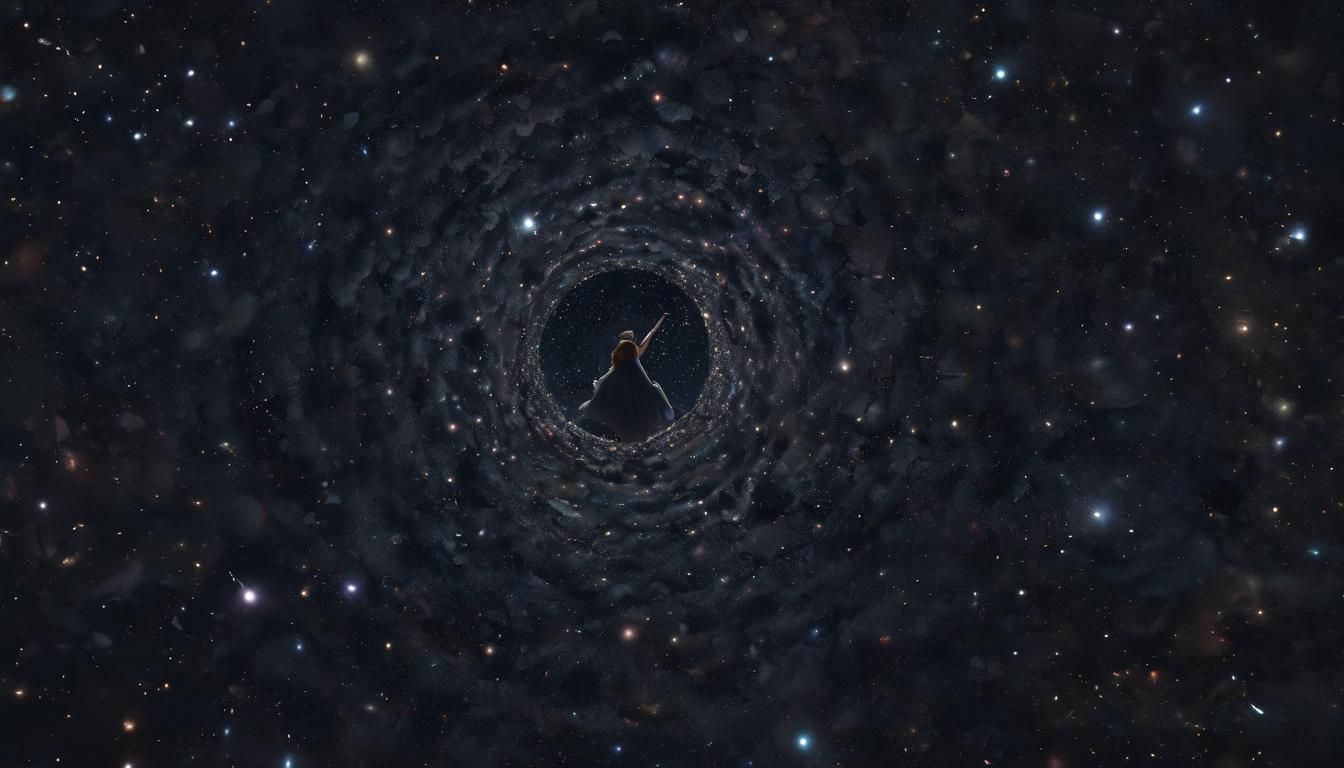 Cosmic Dreamscape: Floating Through the Stars