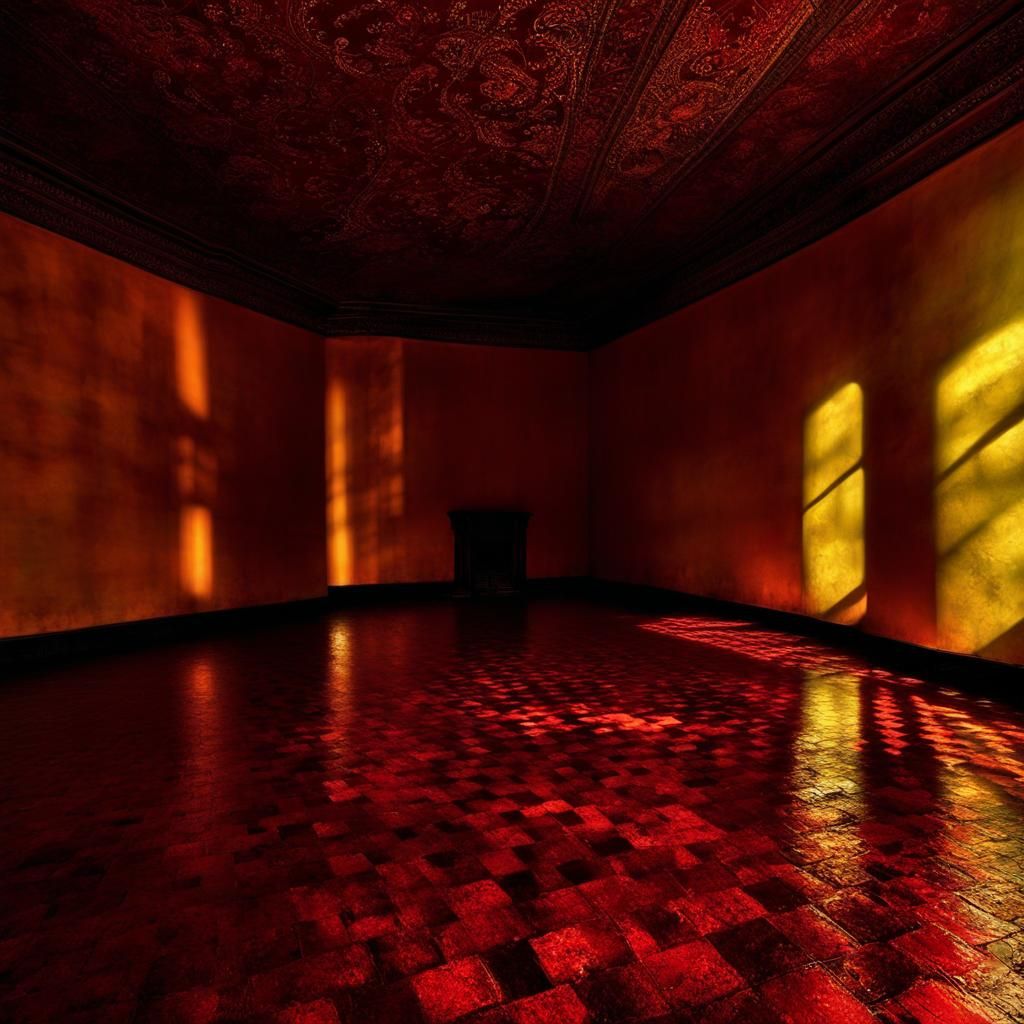 Liquified Shadow Figure in Dark Surreal Style