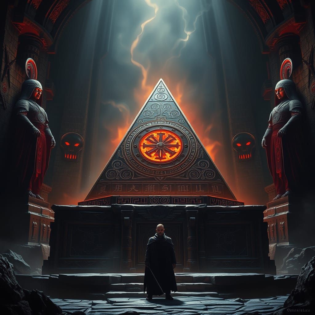 Ancient Sith Holocron on Korriban Altar