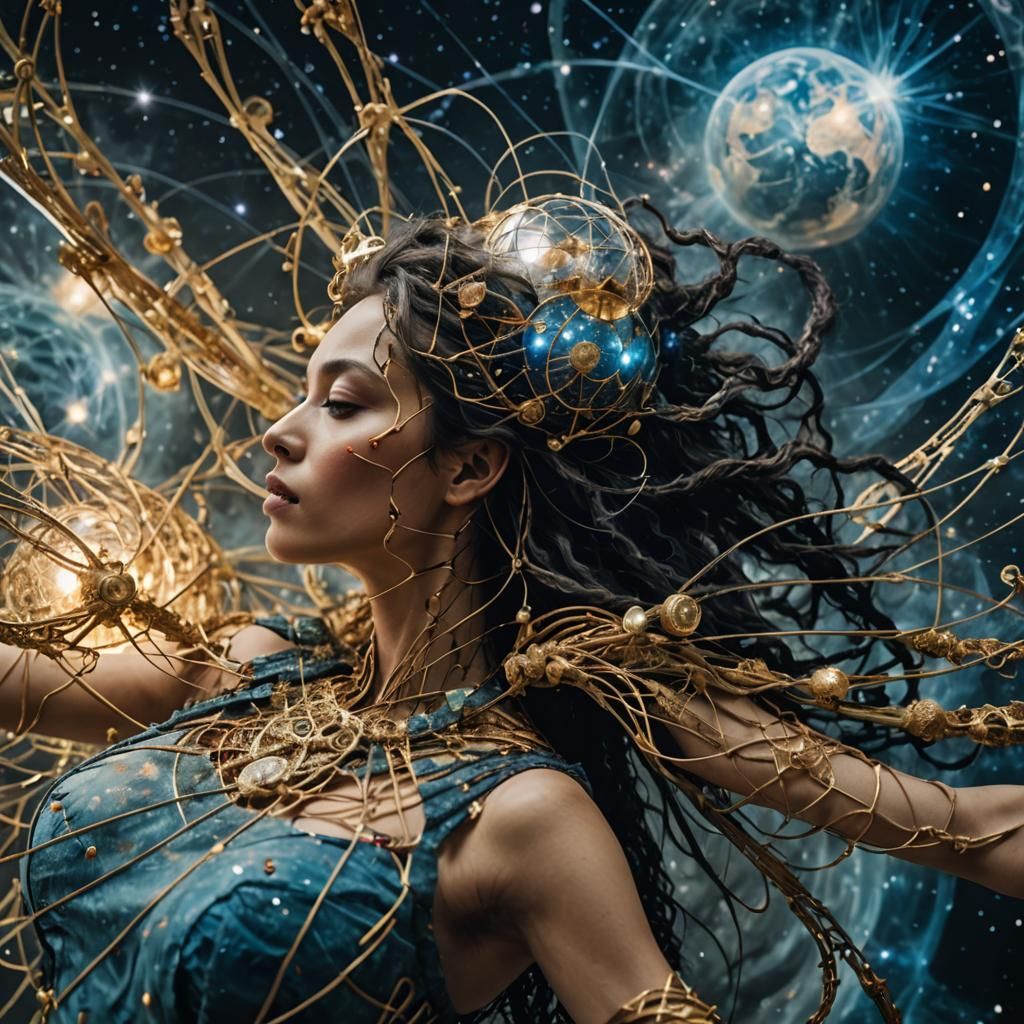 Cosmic Entities Orchestrating Time's Symphony