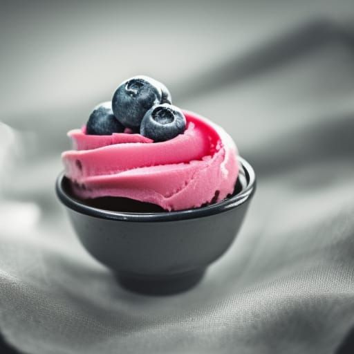 Delicious Frozen Yogurt in Natural Light
