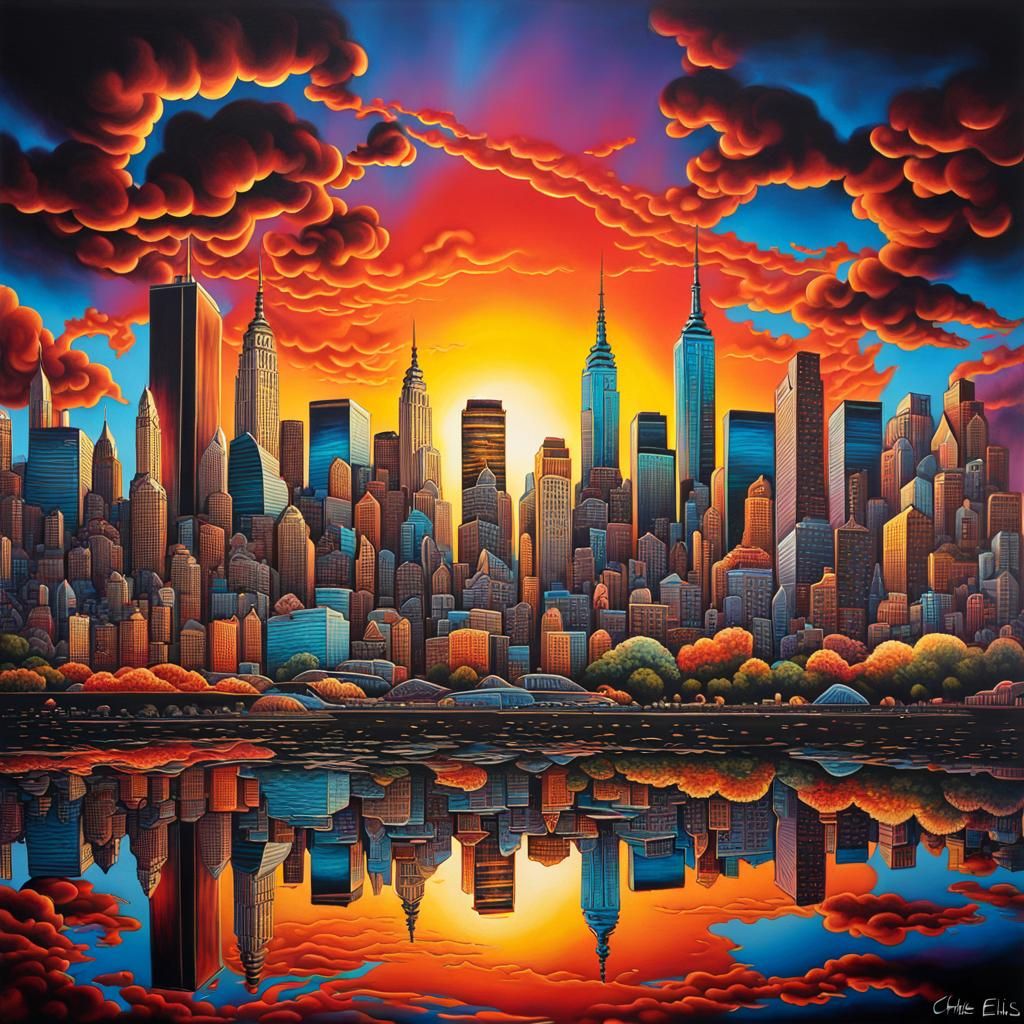 Twin City Reflection II