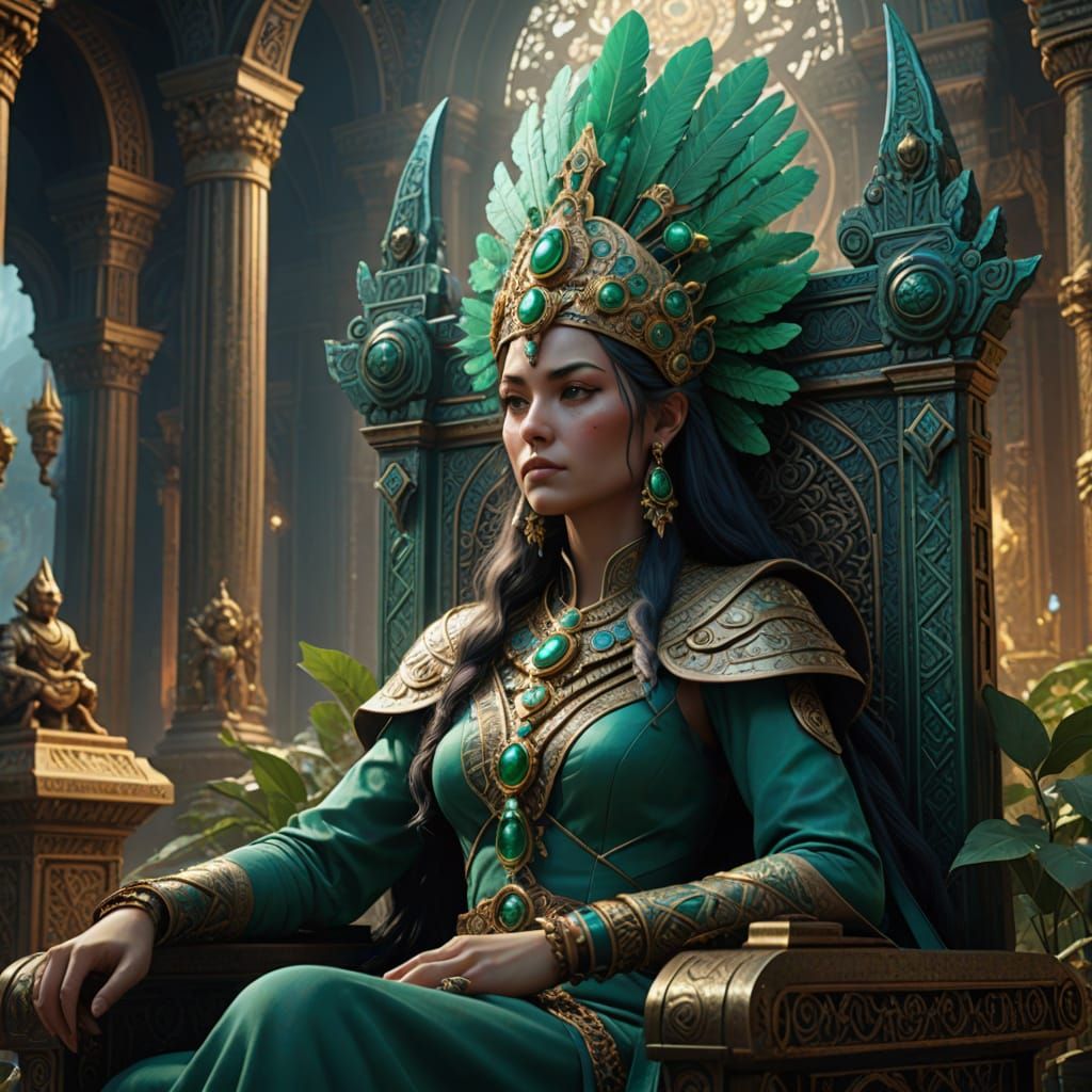 Ethereal Empress of Ancient Grandeur