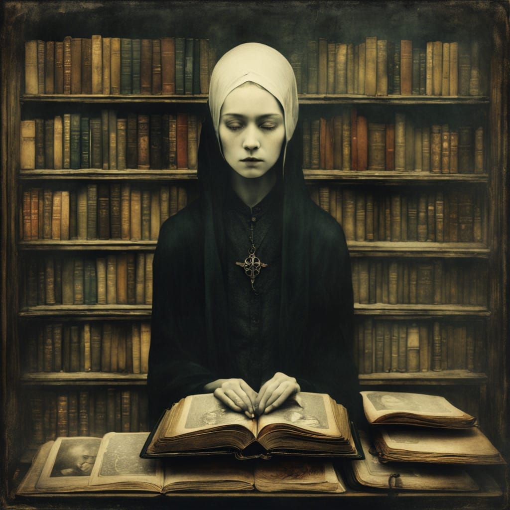 A Mysterious Occult Study Found in a Glass Bookcase