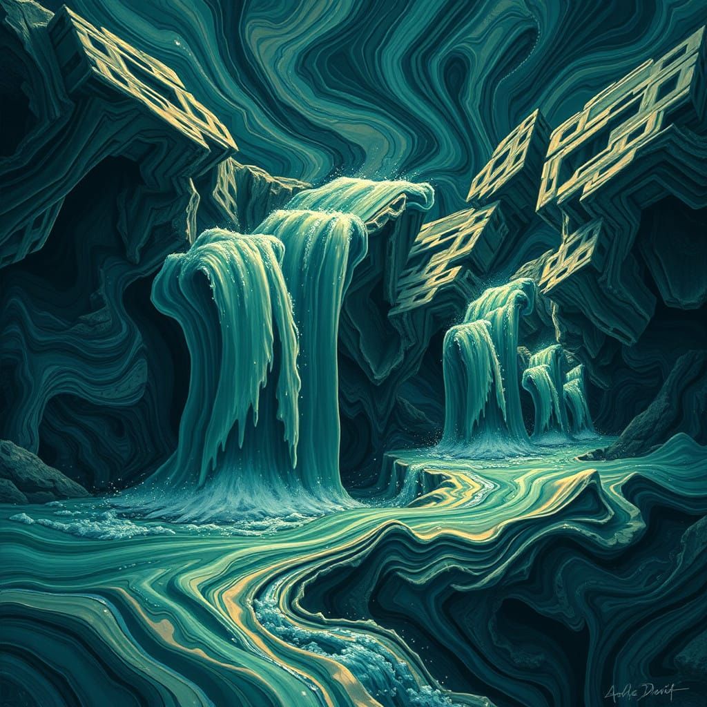 Time Distortion in a Futuristic Cityscape