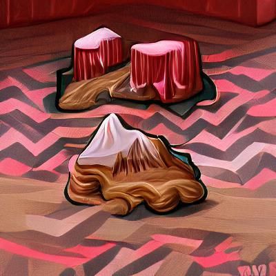 Eerie Landscape Inspired by Twin Peaks