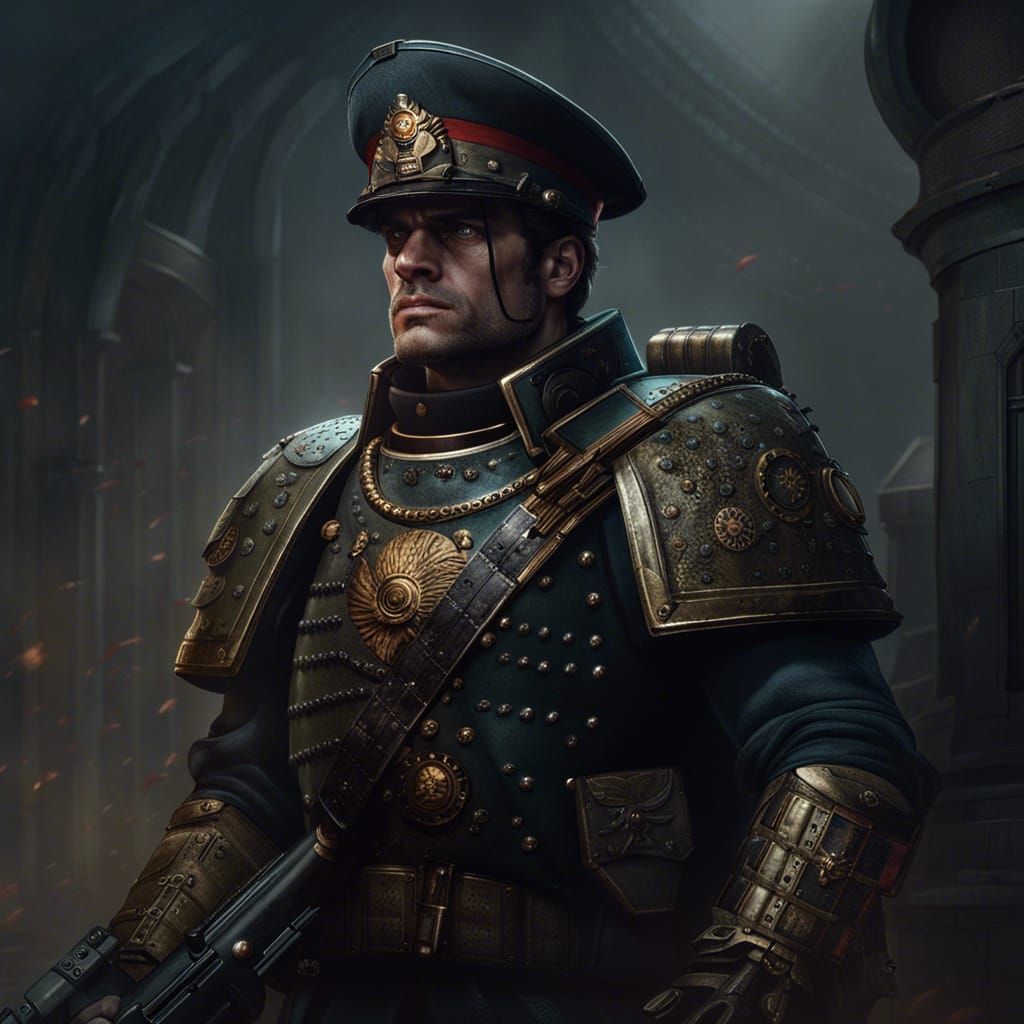 Henry Cavill as Astra Militarum Guardsman