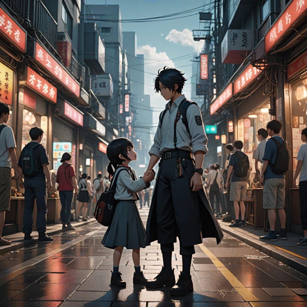 A Mother's Compassionate Touch Soothes an Overwhelmed Boy