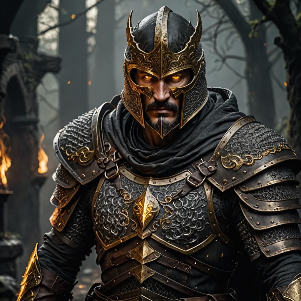 Ominous Knight-Paladin in Elden Ring Style