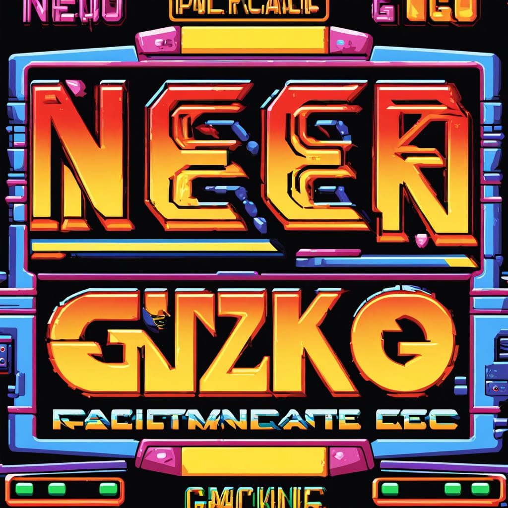 Retro SNK Arcade Machine in Pixel Perfect Detail