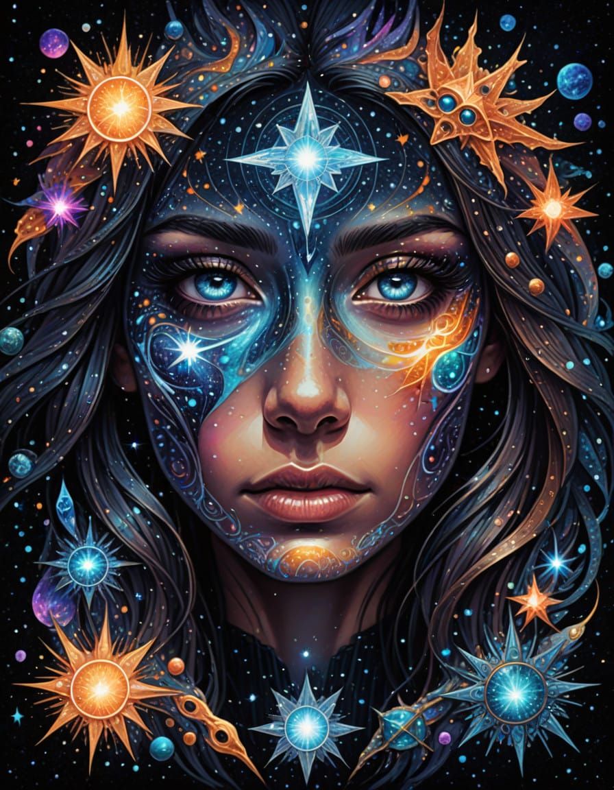 Cosmic Portraits in Celestial Harmony