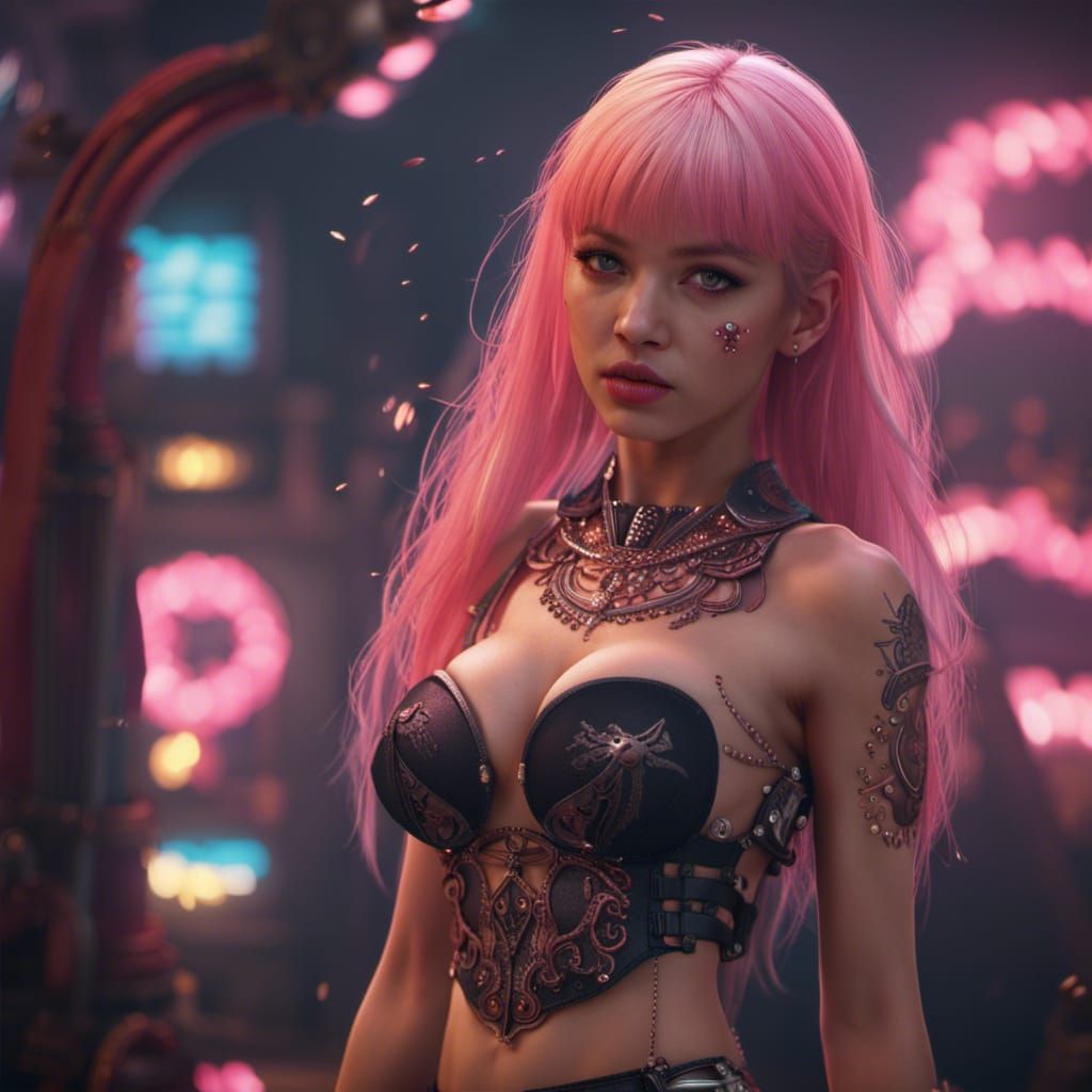 Realistic 4K Portrait of Lisa from Blackpink