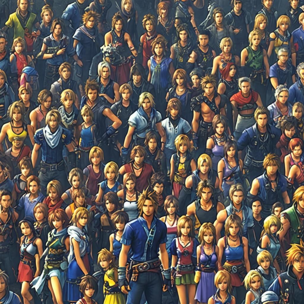 Final Fantasy X Inspired AI Art