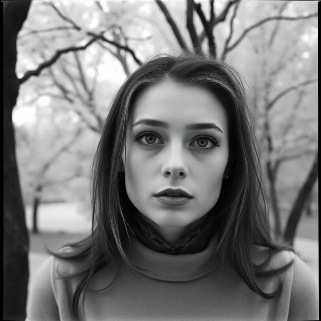 Abstract Infrared Greyscale Composition