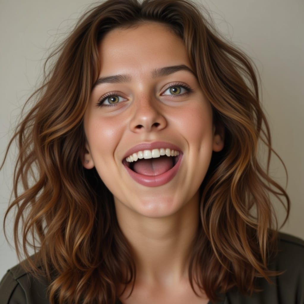 Girl Laughing Uncontrollably