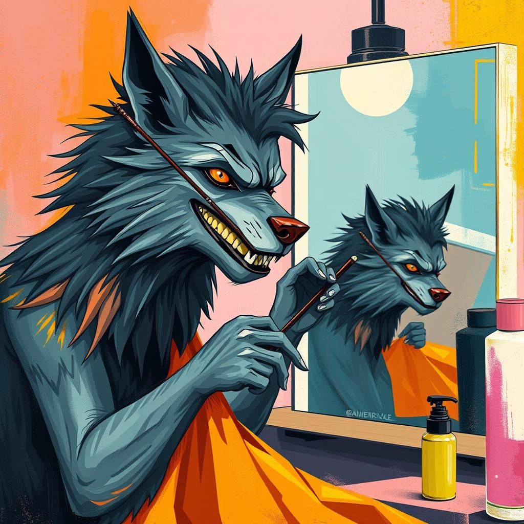 Werewolf at the Beauty Parlor: Abstract Art