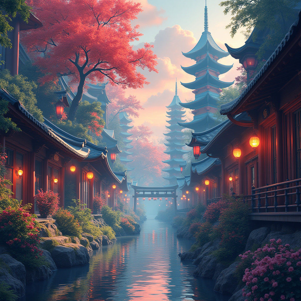 Painterly Anime Artwork with Intricate Details, 8K