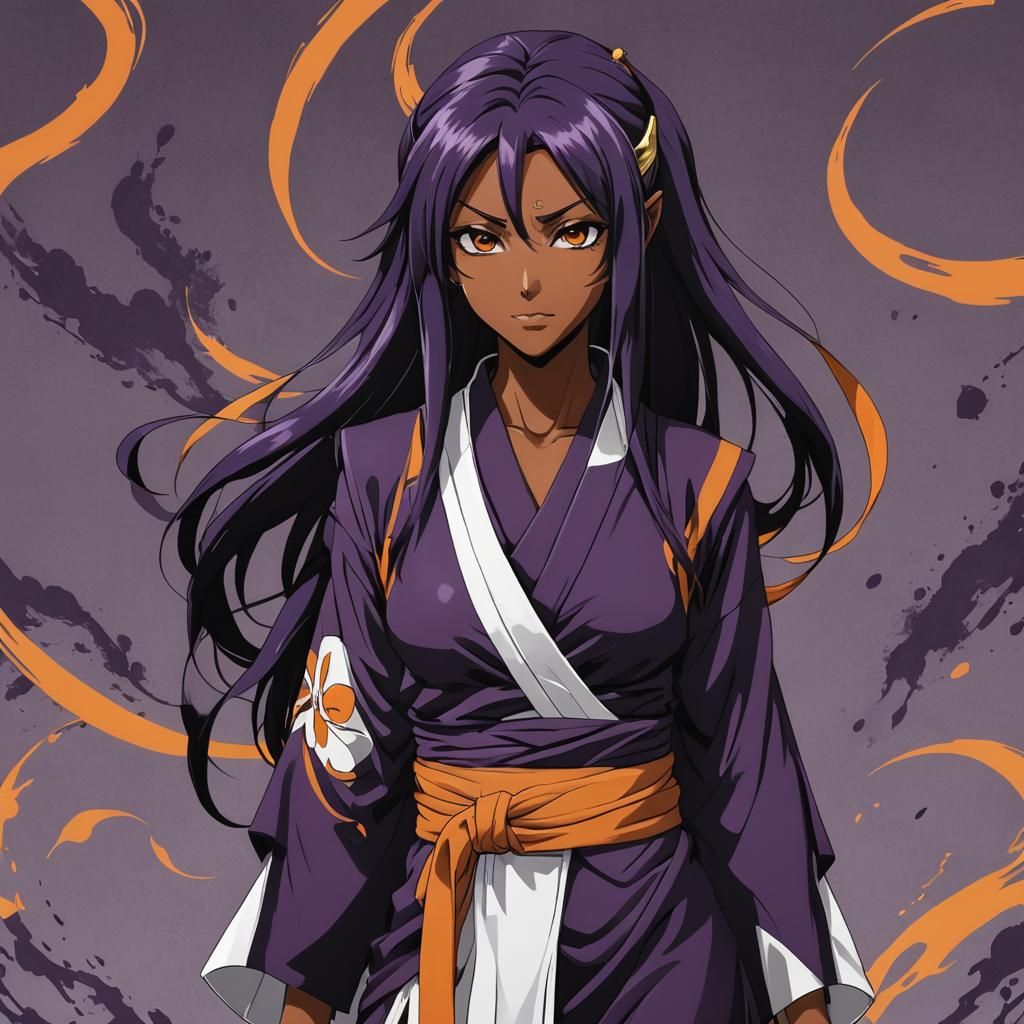 Yoruichi Shihouin in Shinigami Outfit