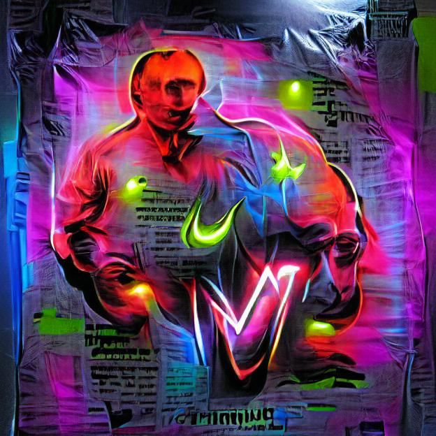 Powerful Propaganda Poster of a Leader