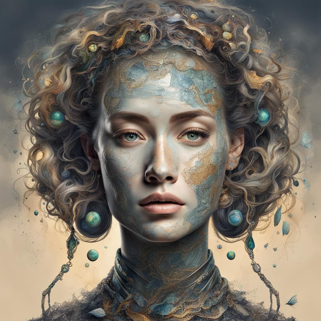 Portrait of an Exquisitely Beautiful Woman