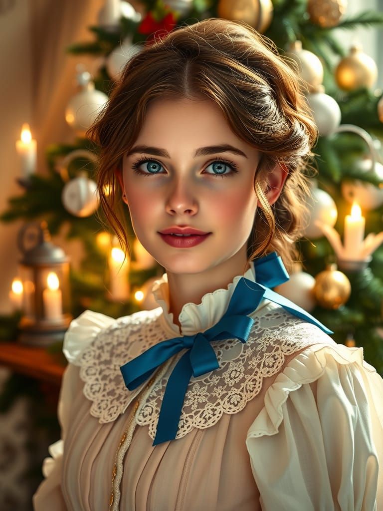 Colonial Christmas Beauty in Soft Focus
