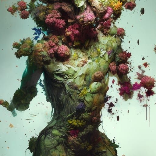 Martian Flower Creature in Apartment