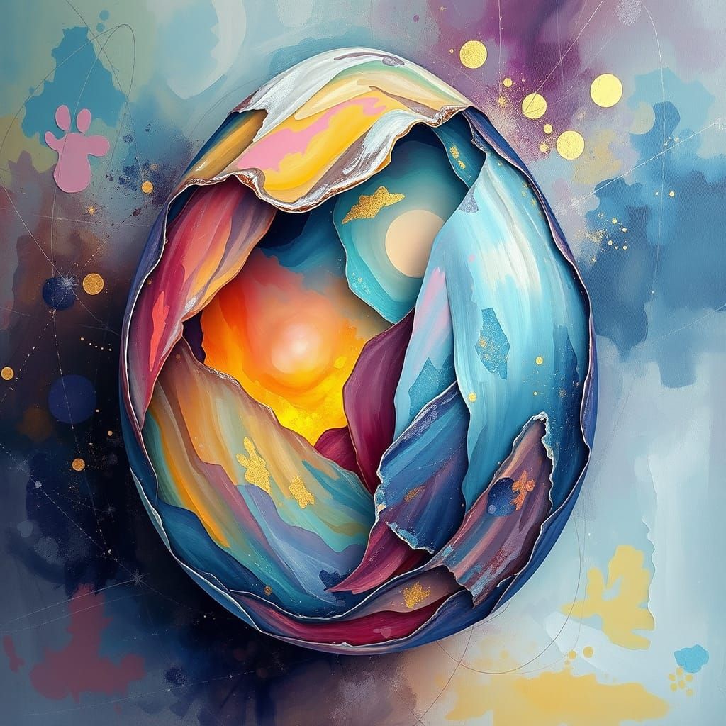 Painted egg