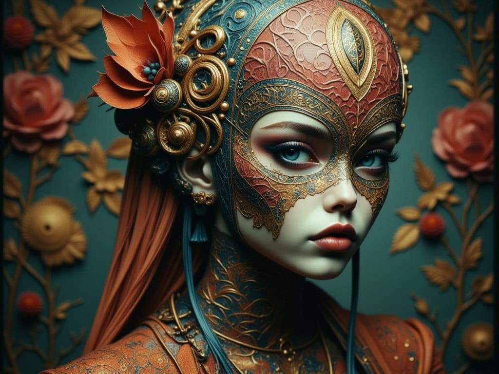 Elegant Aliens in Fantasy Realism Style