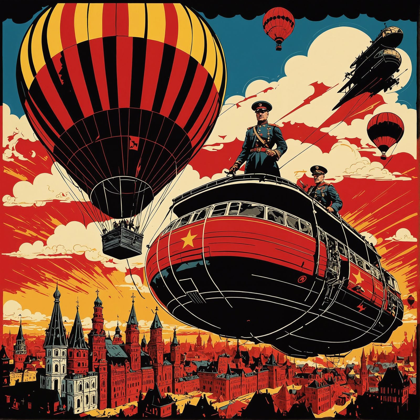 Luftwaffe Dirigibles In Moscow I